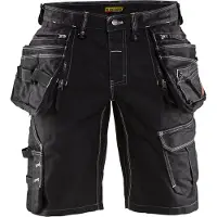 Blakläder Korte spijkerbroek stretch Blåkläder 1992 50 / Zwart