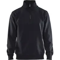Blakläder 3365-1048 Sweatshirt Jersey 1/2 rits Zwart maat XL heren