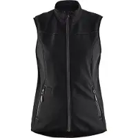 Blakläder Dames softshell bodywarmer 38512516 | Zwart/Donkergrijs | Maat XL - 7330509647851