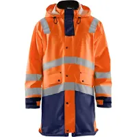 Blakläder 4326-2005 Regenjas High Vis LEVEL 3 High Vis Geel/Marineblauw maat 4XL heren