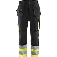 Blakläder Werkbroek High-Vis 15291860 | Zwart/High-Vis Geel | Maat 62 - 7330509339527