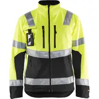 Blakläder 4900-2517 Softshell jack High Vis High Vis Geel/Zwart maat XXL heren