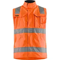 Blakläder 8505-1804 Werkvest. Ongevoerd High Vis High Vis Oranje/Marineblauw maat S heren
