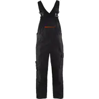 Blakläder 2695-1330 Bretelbroek met stretch Zwart/Rood maat D112 heren