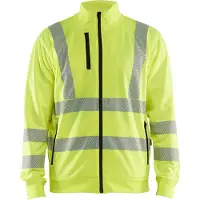 Blakläder High-Vis Sweatshirt met rits 35632538 | High-Vis Geel | Maat L - 7330509832189