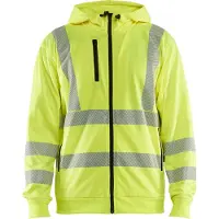 Blakläder High-Vis Hoodie met rits 35652538 | High-Vis Geel | Maat S - 7330509831724