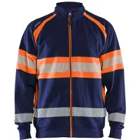 Blakläder High-Vis sweater 35511158 | Marineblauw/Oranje | Maat S - 7330509838709