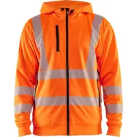 Blakläder High-Vis Hoodie met rits 35652538 | High-Vis Oranje | Maat XXL - 7330509831830