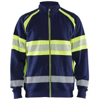 Blakläder High-Vis sweater 35511158 | Marine/High-Vis Geel | Maat L - 7330509838600