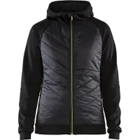 Blakläder Dames hybride sweater 34642526 | Zwart/High-Vis Geel | Maat XL - 7330509727065