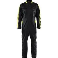 Blakläder 6144-1832 Industrie overall stretch Zwart/High Vis Geel maat C46 heren