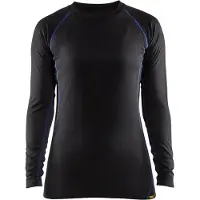 Blakläder 7202-1707 Dames onderkledingset LIGHT Zwart/Korenblauw maat XL dames