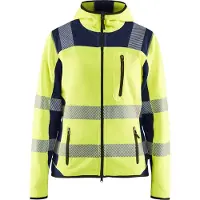 Blakläder 4967-2120 Dames gebreid vest High Vis High Vis Geel/Marineblauw maat XL dames