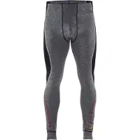 Blakläder 1845-1736 Lange onderbroek 100% merino XWARM Medium Grijs/Zwart maat 4XL heren