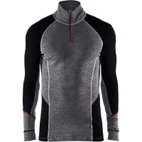 Blakläder Onderhemd Zip-neck Merino Xwarm | Maat: 3XL