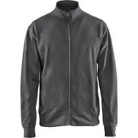 Blakläder 3371-1158 Sweatshirt met rits Donkergrijs maat XL heren