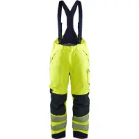 Blakläder 1817-1534 Multinorm Winter bretelbroek High Vis Geel/Marineblauw maat XXXL heren