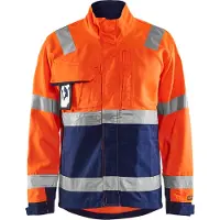 Blakläder Jack High-Vis 40641811 | High-Vis Oranje/Marineblauw | Maat XL - 7330509519509