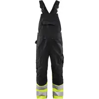 Blakläder 2662-1800 High Vis bretelbroek Zwart/High Vis Geel maat D100 heren