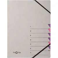 Pagna Sorteermap Easy - A4 - 7 tabs - paars lila