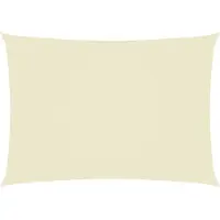 vidaXL Zonnescherm rechthoekig 2x4,5 m oxford stof crèmekleurig