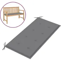 vidaXL Tuinbankkussen 100x50x3 cm oxford stof grijs