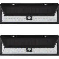 Ks Verlichting 2 x Buitenlamp Zonne energie Solys L Solar Sensor Wandlamp Buiten Set