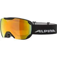 Alpina Skibril Pheos S Black Matt QMM Red