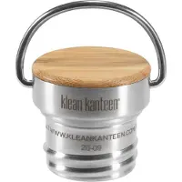 Klean Kanteen Bamboodop Brushed Stainless