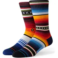 Stance Sokken donkerblauw / rood / zwart / wit