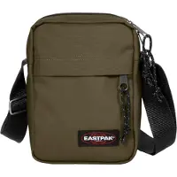Eastpak Schoudertas 'The One' olijfgroen / rood / zwart / wit