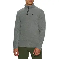 Protest Skipully Men Perfectym 1/4 Zip Dark Grey Melee-M