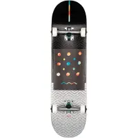 Globe G1 Nine Dot Four Skateboard - Black White