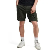 Superdry Heren Cargo shorts van biologisch katoen Core groen (30), Casual, Camouflage, Duurzaam M7110300A