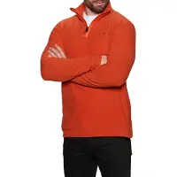 Protest Skipully Men Perfecto 1/4 Zip Top Orange Fire-S