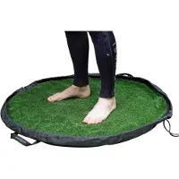 Northcore Grass Waterproof Bag Change Mats - Green