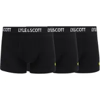 Lyle & Scott Boxershorts 'Barclay' zwart / wit