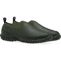 Muck Boots Muckster II Low Rubberen Zwarte/Mos Groene Regenlaarzen.