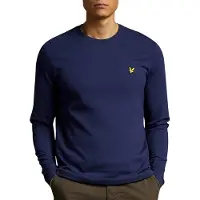 Lyle & Scott Shirt marine / geel / zwart