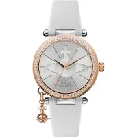 Vivienne Westwood Orb Pastelle Dames Horloge - Silver / Rose Gold