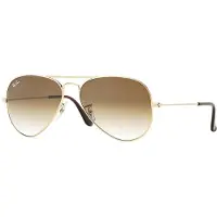 Ray-Ban Aviator RB3025/58 Gold / Crystal Brown Gradient