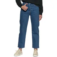 Levi's Jeans 'Ribcage Straight Ankle' blauw denim