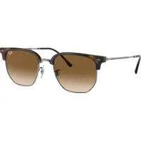 Ray-Ban Vierkant Unisex Havana Bruin Gradiënt RB4416 New Clubmaster