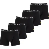 Lyle & Scott Boxershorts 'MiIler' geel / zwart / wit