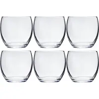COSY&TRENDY Cosy & Trendy waterglazen/sapglazen - 18x - transparant - 340 ml - Glazen / drinkglazen