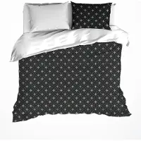 De Witte Lietaer Dekbedovertrek Hero Jet Black Satijn-200 x 200 / 220 cm | 2-Persoons