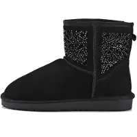 Gooce Boots 'Lana' zwart / zilver