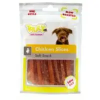 Truly 15x Hondensnack Dog Slices Soft Chicken 90 Gr