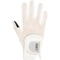 Anky Handschoenen Technical Mesh White - 8.0 | Paardrij handschoenen