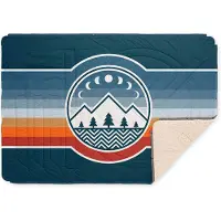 Voited - Kampeer slaapzakken - CloudTouch Blanket Camp Vibes Two voor Unisex - Blauw